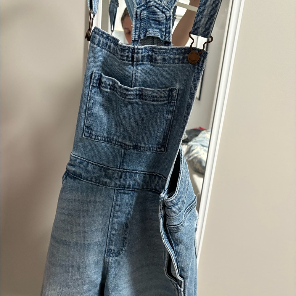 SOLD Hollister Light Blue Denim Overalls